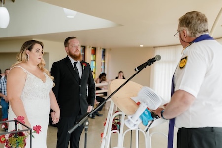 Wedding ceremony by Dr. Gerrit Rademeyer in St Lucia