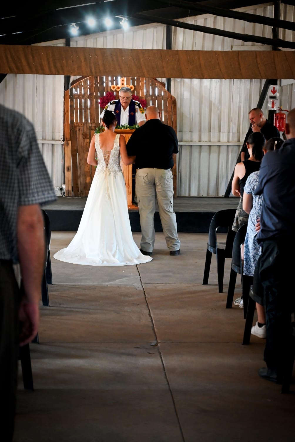 Wedding ceremony by Dr. Gerrit Rademeyer in St Lucia